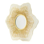 Miroir mural rond en métal de 68,58 cm