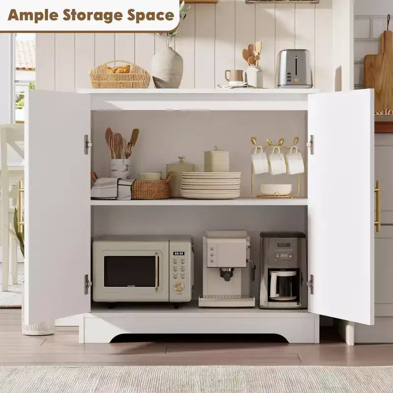 Buffet moderne avec 2 portes en rotin, meuble de rangement, console, meuble bar à café pour le salon, le couloir et l'entrée