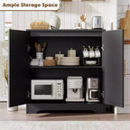 Buffet moderne avec 2 portes en rotin, meuble de rangement, console, meuble bar à café pour le salon, le couloir et l'entrée