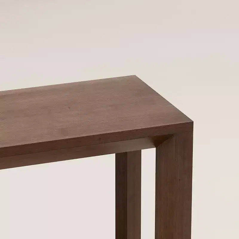 TUYOHW 60 Table Console, Table d'entrée en placage de bois massif avec étagère ouverte, Table de canapé rustique pour salon, entrée, couloir, chambre à coucher