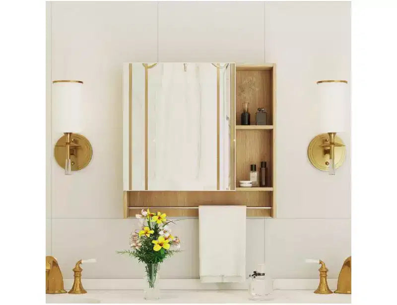 Bathroom storage cabinetswall-mounted mirror, medicine, and over-the-toilet cabinets with shelves and towel racks, perfect for bathroom use
