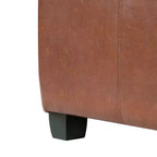 Christopher Knight Home Michiko Ottoman de rangement moderne en bois et similicuir