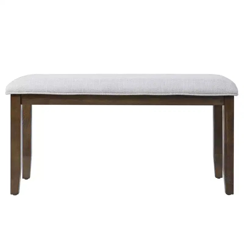TUYOHW 38 Banc ottoman moderne rembourré pour entrée avec pieds en bois, tabouret polyvalent pour salon, chambre, couloir
