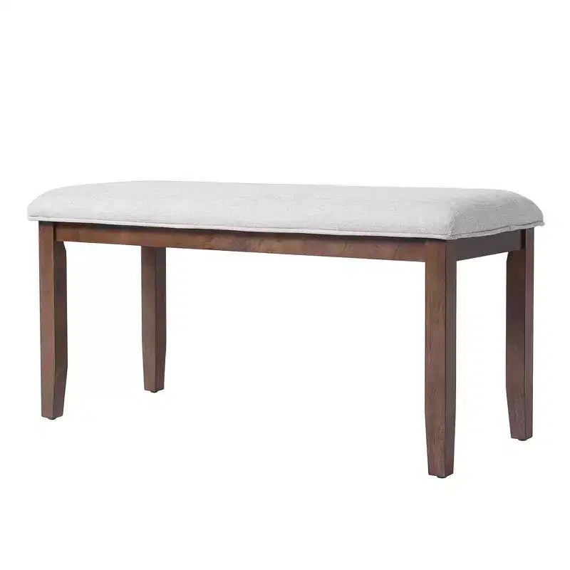 TUYOHW 38 Banc ottoman moderne rembourré pour entrée avec pieds en bois, tabouret polyvalent pour salon, chambre, couloir