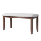 TUYOHW 38 Banc ottoman moderne rembourré pour entrée avec pieds en bois, tabouret polyvalent pour salon, chambre, couloir
