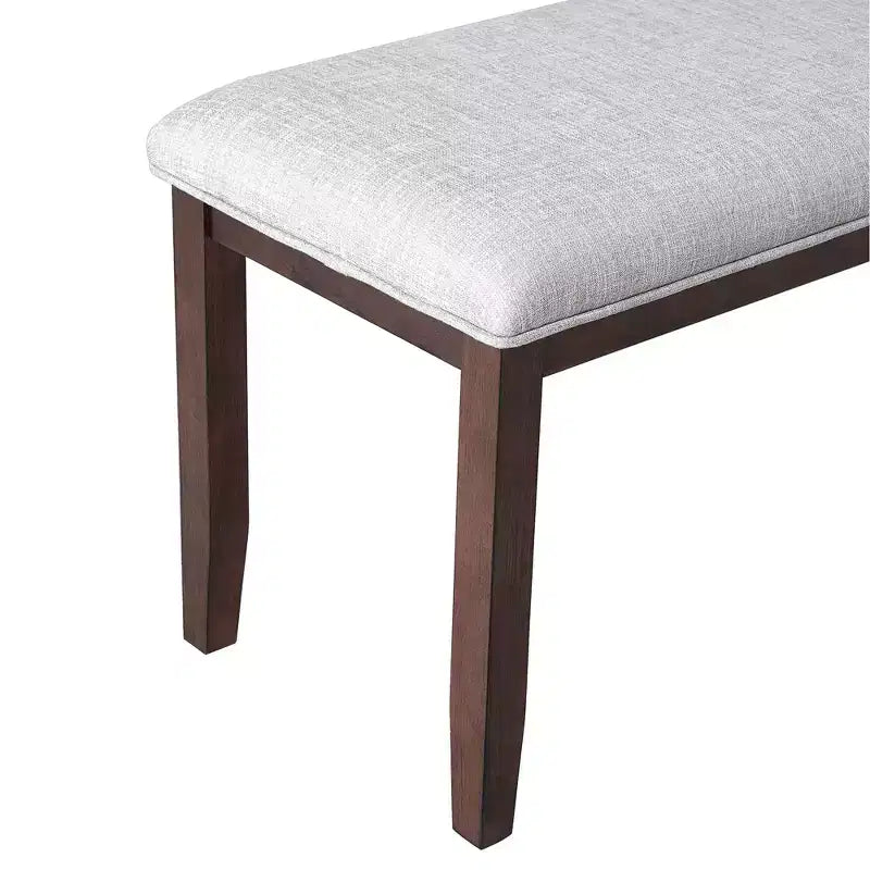 TUYOHW 38 Banc ottoman moderne rembourré pour entrée avec pieds en bois, tabouret polyvalent pour salon, chambre, couloir
