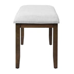 TUYOHW 38 Banc ottoman moderne rembourré pour entrée avec pieds en bois, tabouret polyvalent pour salon, chambre, couloir