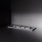 Meuble TV flottant TUYOHW mural avec lumières LED pour téléviseurs jusqu'à 65 pouces, centre de divertissement avec espace de rangement