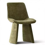 Lot de 6 chaises de salle à manger modernes entièrement rembourrées avec silhouette sculpturale, chaises d'appoint sans accoudoirs rembourrées douces pour salle à manger ou cuisine-Panipeachy