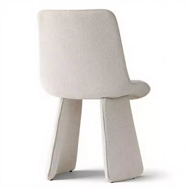 Lot de 6 chaises de salle à manger modernes entièrement rembourrées avec silhouette sculpturale, chaises d'appoint sans accoudoirs rembourrées douces pour salle à manger ou cuisine-Panipeachy