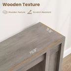 COZONY Table Console Extra Longue 70, Table de Canapé en Bois pour Entrée, Foyer, Couloir & Derrière le Canapé
