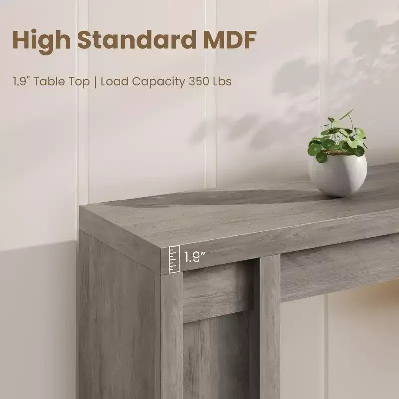 COZONY Table Console Extra Longue 70, Table de Canapé en Bois pour Entrée, Foyer, Couloir & Derrière le Canapé