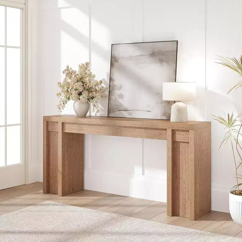 COZONY Table Console Extra Longue 70, Table de Canapé en Bois pour Entrée, Foyer, Couloir & Derrière le Canapé