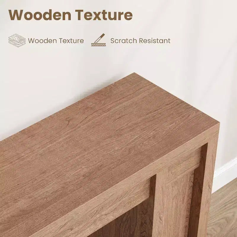 COZONY Table Console Extra Longue 70, Table de Canapé en Bois pour Entrée, Foyer, Couloir & Derrière le Canapé