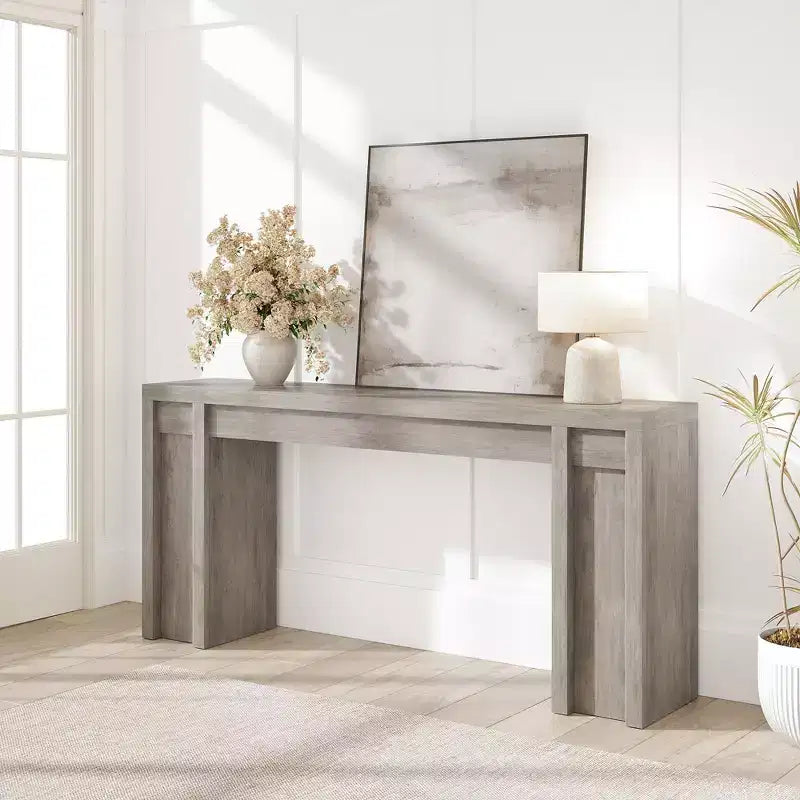 COZONY Table Console Extra Longue 70, Table de Canapé en Bois pour Entrée, Foyer, Couloir & Derrière le Canapé