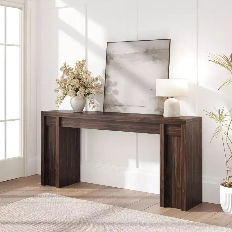 COZONY Table Console Extra Longue 70, Table de Canapé en Bois pour Entrée, Foyer, Couloir & Derrière le Canapé