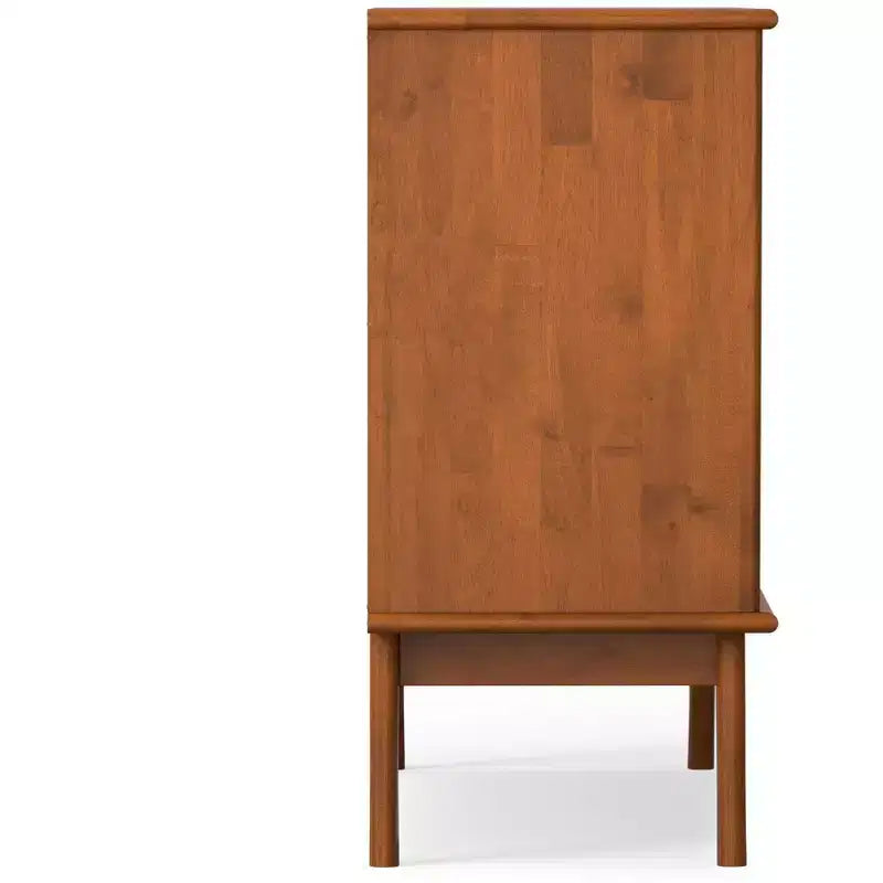 Tierney BUFFET en BOIS MASSIF de 50 pouces de large, rectangulaire, moderne du milieu du siècle, avec 3 portes