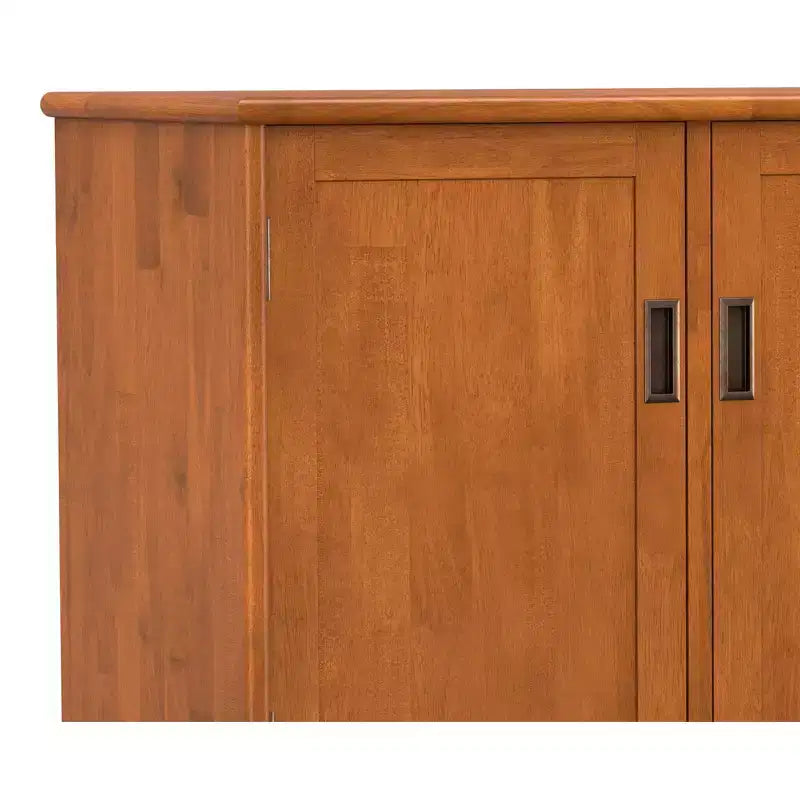Tierney BUFFET en BOIS MASSIF de 50 pouces de large, rectangulaire, moderne du milieu du siècle, avec 3 portes