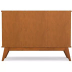 Tierney BUFFET en BOIS MASSIF de 50 pouces de large, rectangulaire, moderne du milieu du siècle, avec 3 portes