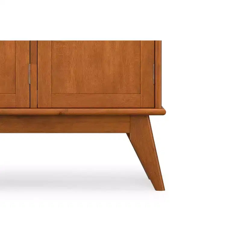 Tierney BUFFET en BOIS MASSIF de 50 pouces de large, rectangulaire, moderne du milieu du siècle, avec 3 portes