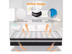 Matelas hybride en boîte 14 po King avec mousse à mémoire de forme au gel, fermeté moyenne, soulagement de la pression, doux pour la peau, isolation des mouvements, certifié CertiPUR-US