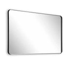Miroir de courtoisie SUMERAIN avec verre trempé, miroir mural moderne 40X30, horizontal/vertical