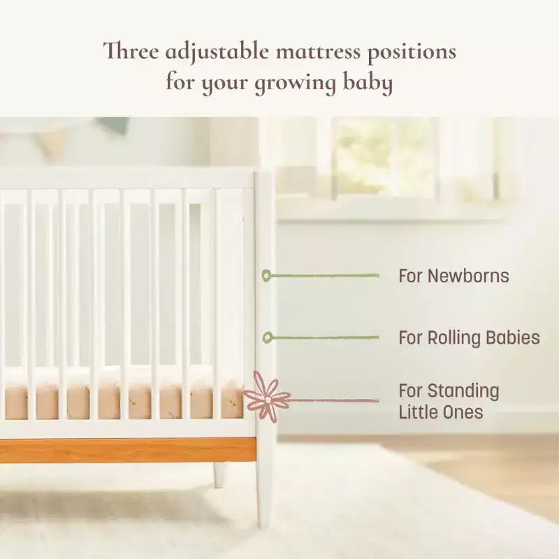 Lit de bébé convertible 4-en-1 Clover de Little Seeds