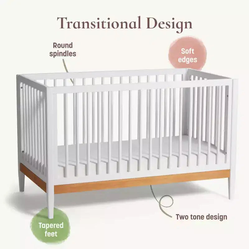 Lit de bébé convertible 4-en-1 Clover de Little Seeds