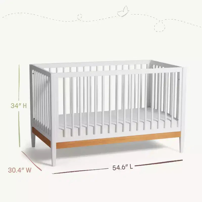 Lit de bébé convertible 4-en-1 Clover de Little Seeds