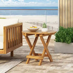 JVNOXK Table d'appoint moderne pliable et réglable (45-70 cm) en palissandre (finition teck), adaptée comme plateau de canapé, table de chevet