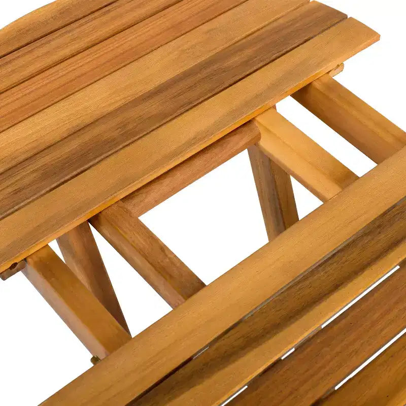 JVNOXK Table d'appoint moderne pliable et réglable (45-70 cm) en palissandre (finition teck), adaptée comme plateau de canapé, table de chevet
