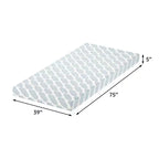 EHMKNP Matelas de 5 pouces pour lits jumeaux/jumeaux XL/doubles pour adultes adolescents célibataires, matelas en mousse à mémoire de forme rafraîchissante, housse amovible lavable, fermeté moyenne