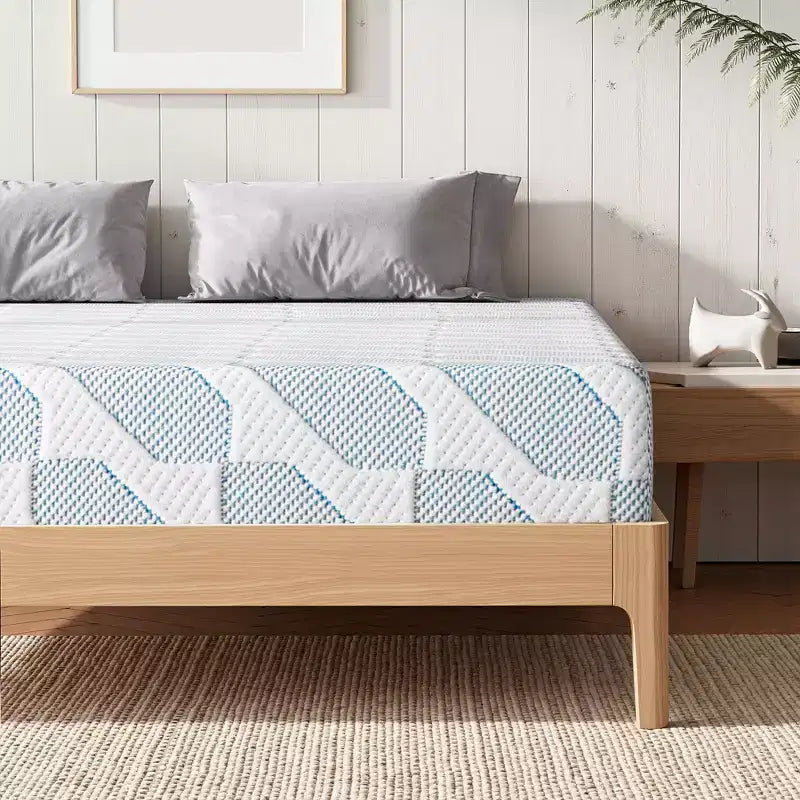 EHMKNP Matelas de 5 pouces pour lits jumeaux/jumeaux XL/doubles pour adultes adolescents célibataires, matelas en mousse à mémoire de forme rafraîchissante, housse amovible lavable, fermeté moyenne