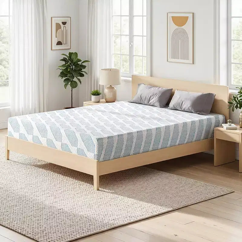 EHMKNP Matelas de 5 pouces pour lits jumeaux/jumeaux XL/doubles pour adultes adolescents célibataires, matelas en mousse à mémoire de forme rafraîchissante, housse amovible lavable, fermeté moyenne