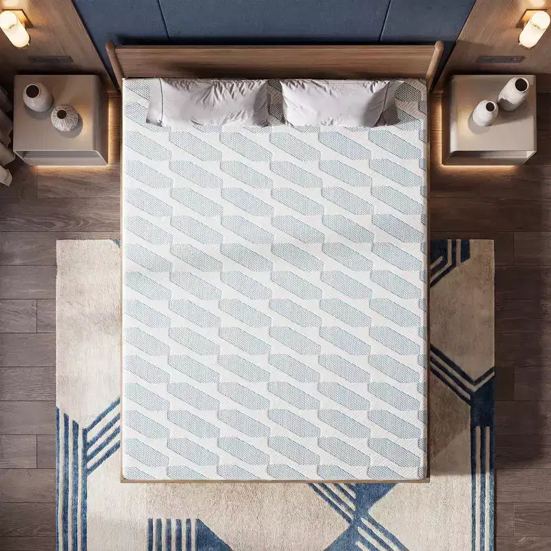 EHMKNP Matelas de 5 pouces pour lits jumeaux/jumeaux XL/doubles pour adultes adolescents célibataires, matelas en mousse à mémoire de forme rafraîchissante, housse amovible lavable, fermeté moyenne