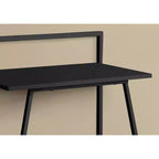 TUYOHW 30 Bureau d'ordinateur, Bureau moderne avec plateau stratifié, cadre en métal, poste de travail pour petits espaces, bureau pour ordinateur portable pour bureau à domicile, étude, chambre à coucher