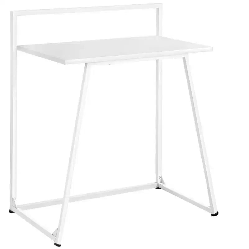 TUYOHW 30 Bureau d'ordinateur, Bureau moderne avec plateau stratifié, cadre en métal, poste de travail pour petits espaces, bureau pour ordinateur portable pour bureau à domicile, étude, chambre à coucher