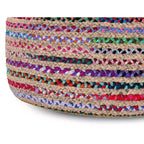 Grand pouf rond bohème contemporain Mattise