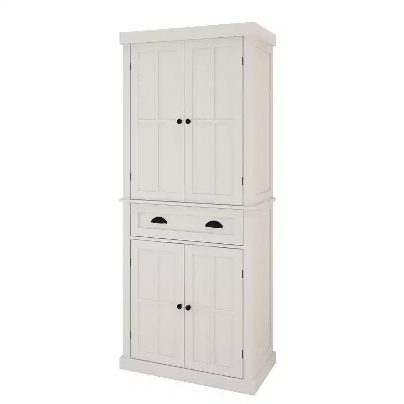 sumyeg 71'' Meuble de Rangement Haut avec Tiroir, 4 Portes et Étagères Réglables pour Cuisine ou Buanderie