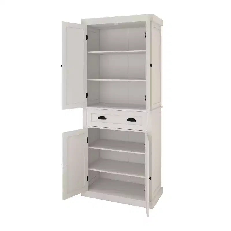 sumyeg 71'' Meuble de Rangement Haut avec Tiroir, 4 Portes et Étagères Réglables pour Cuisine ou Buanderie