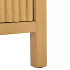 Maruba Table de Chevet 2 Tiroirs 1 Étagère - NST6610 - Naturel - Safavieh