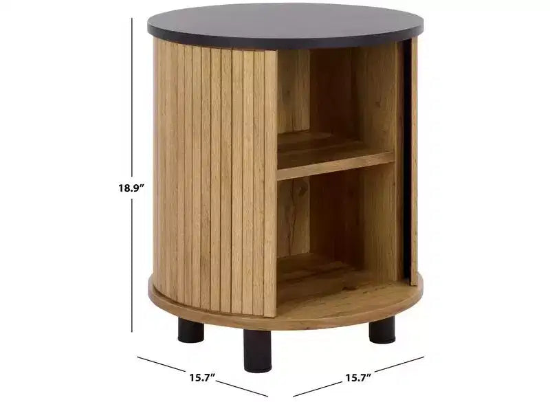 Table de chevet à 2 étagères Etka - NST3108 - Safavieh