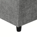 Canapé-lit modulaire 6 places en chenille Polibi avec ottoman