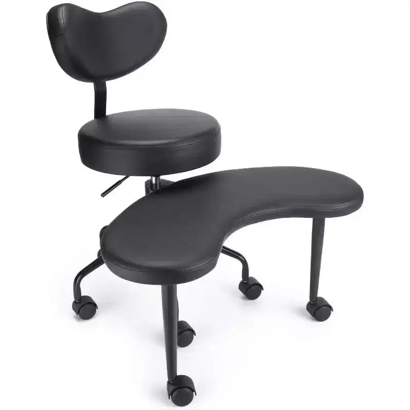 Chaise d'appoint moderne TUYOHW, Chaise de méditation rembourrée avec pieds croisés, Chaise sans accoudoirs pour salon, chambre et balcon