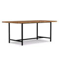 Portage wood & Metal 72 inch Wide Rectangle Modern Industrial Dining Table
