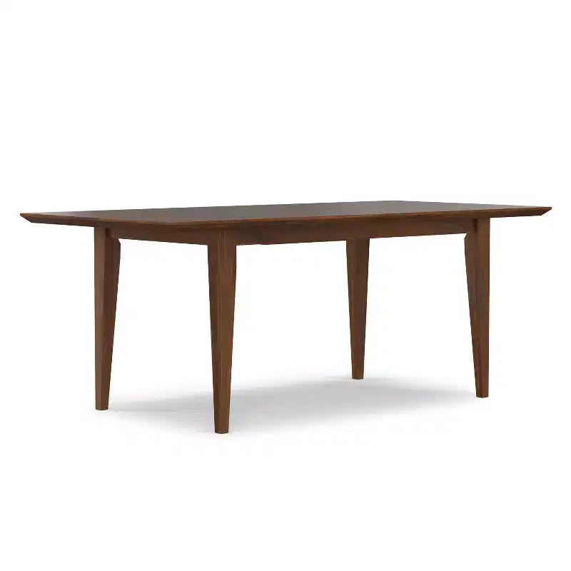 Table à manger extensible rectangulaire contemporaine Fairway 60-76 pouces x 36 pouces