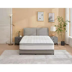 Matelas à ressorts indépendants style Hilton MAYEERTY, matelas doux et rebondissant de 30 cm d'épaisseur pour le soutien de la colonne vertébrale et le sommeil dans la chambre à coucher