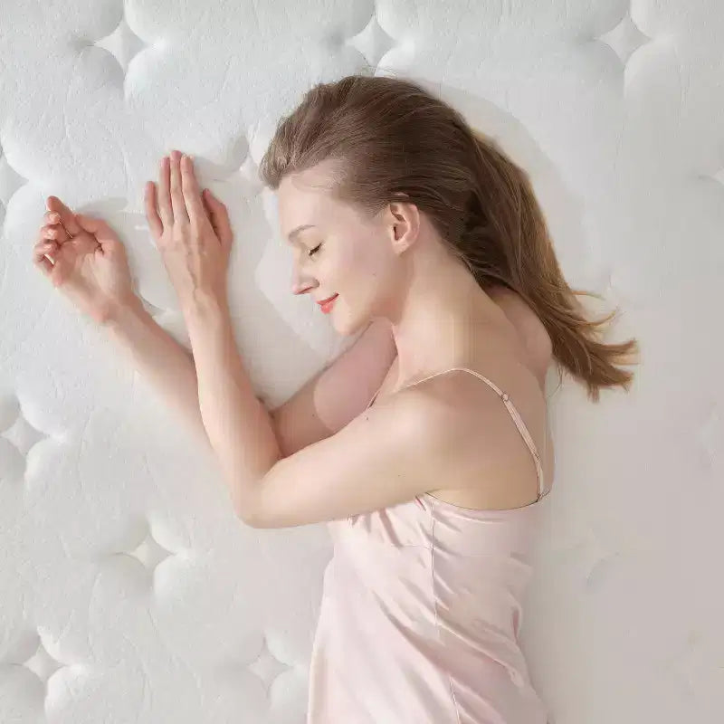 Matelas à ressorts indépendants style Hilton MAYEERTY, matelas doux et rebondissant de 30 cm d'épaisseur pour le soutien de la colonne vertébrale et le sommeil dans la chambre à coucher