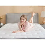 Matelas à ressorts indépendants style Hilton MAYEERTY, matelas doux et rebondissant de 30 cm d'épaisseur pour le soutien de la colonne vertébrale et le sommeil dans la chambre à coucher