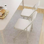 Chaises pliantes tout acier (lot de 8) - Robustes, capacité de 158 kg pour événements intérieurs/extérieurs, fêtes et repas